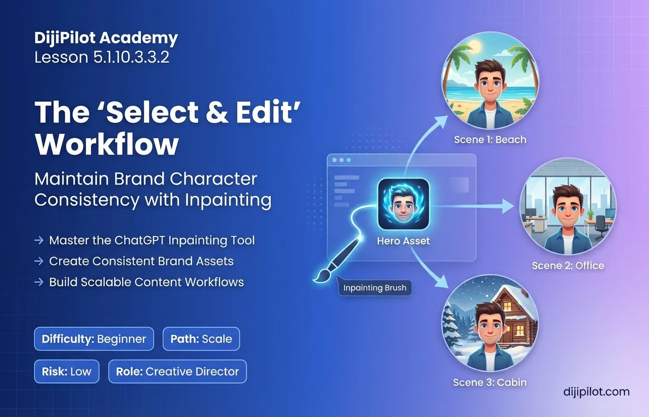 5.1.10.3.3.2 - The "Select & Edit" Workflow: Changing Backgrounds While Keeping the Face (Difficulty: Beginner | Path: Scale)