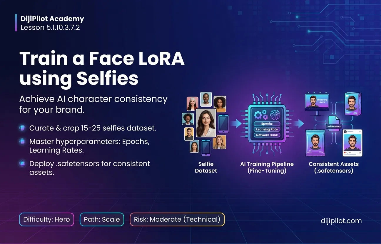 5.1.10.3.7.2 - How to Train a Face LoRA using Selfies (Difficulty: Hero | Path: Scale)
