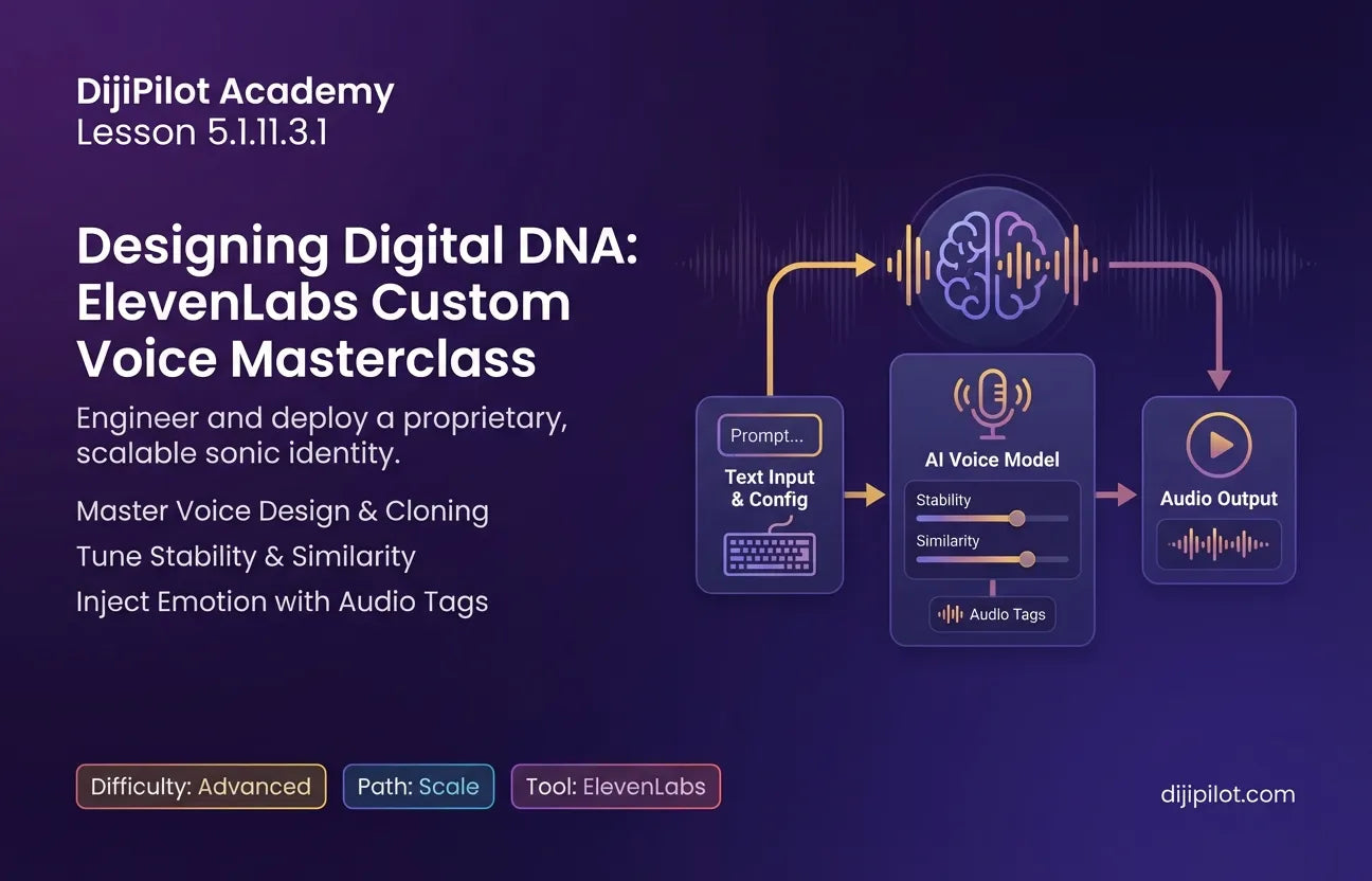5.1.11.3.1 - How to Create a Custom Brand Voice in ElevenLabs (Difficulty: Advanced | Path: Scale)