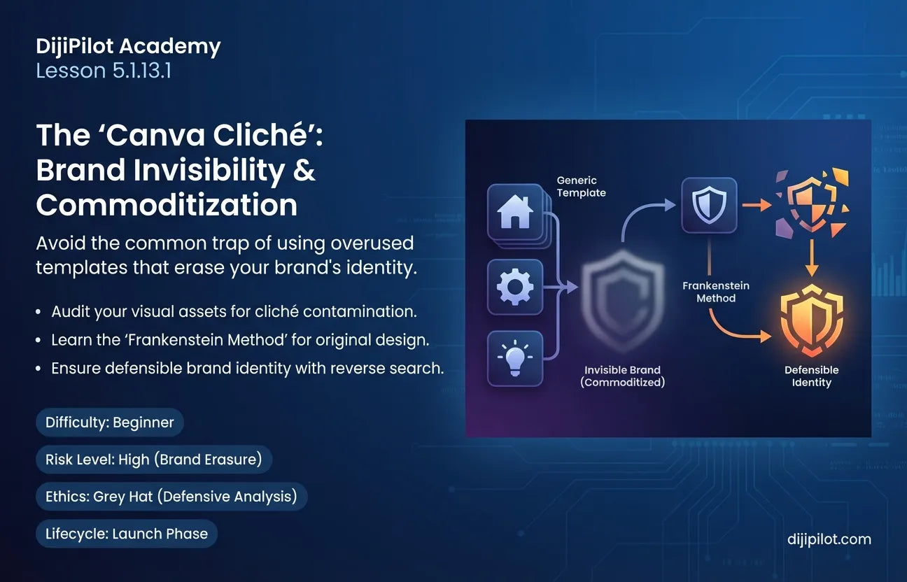 5.1.13.1 - The "Canva Cliché": Using Overused Templates Your Competitors Use (Difficulty: Beginner | Ethics: Grey Hat | Path: Launch)