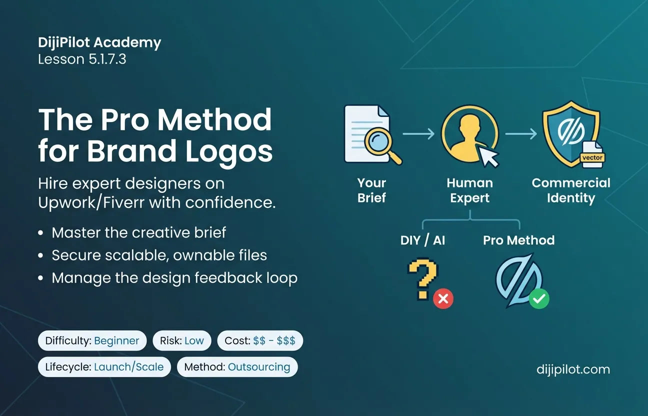 5.1.7.3 - The Pro Method: Briefing Logo Designers on Upwork/Fiverr (Difficulty: Beginner | Path: Launch)