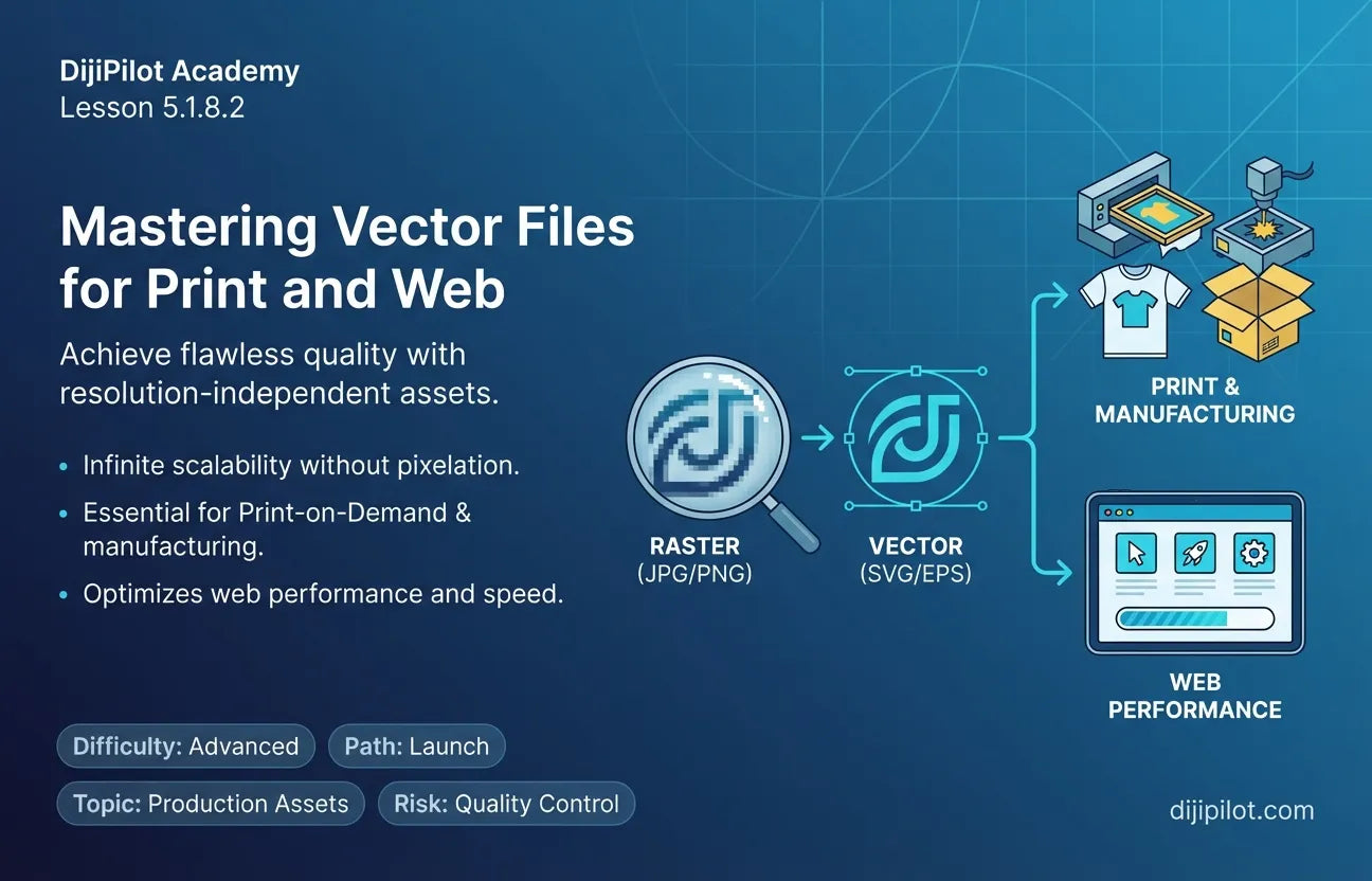 5.1.8.2 - Vector Files (SVG/EPS): Why Your Printer Needs Them (Difficulty: Advanced | Path: Launch)