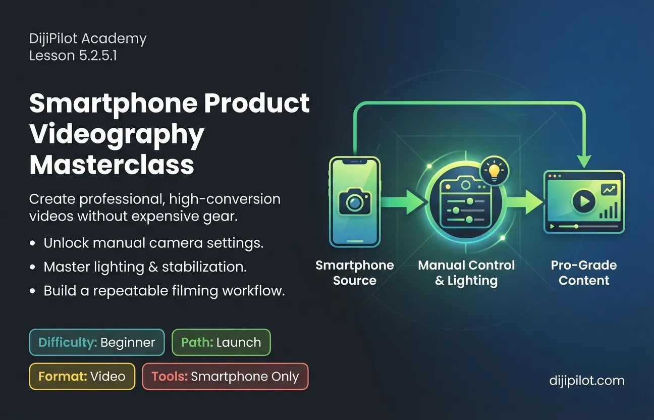 5.2.5.1 - Filming High-Quality Product Video on iPhone/Android (Difficulty: Beginner | Path: Launch)