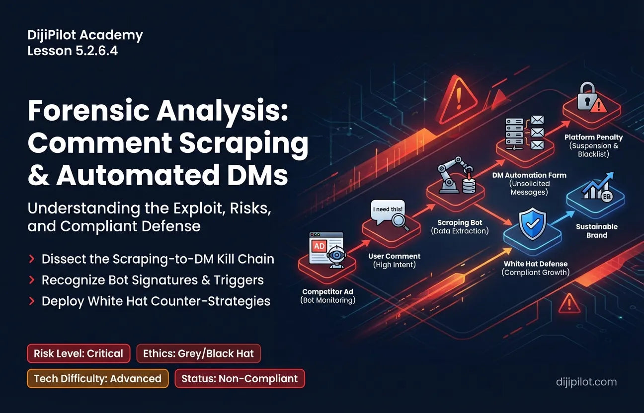 5.2.6.4 - Comment Scraping: DMing people who commented on competitor ads with a discount code (Difficulty: Advanced | Ethics: Grey Hat | Path: Scale)