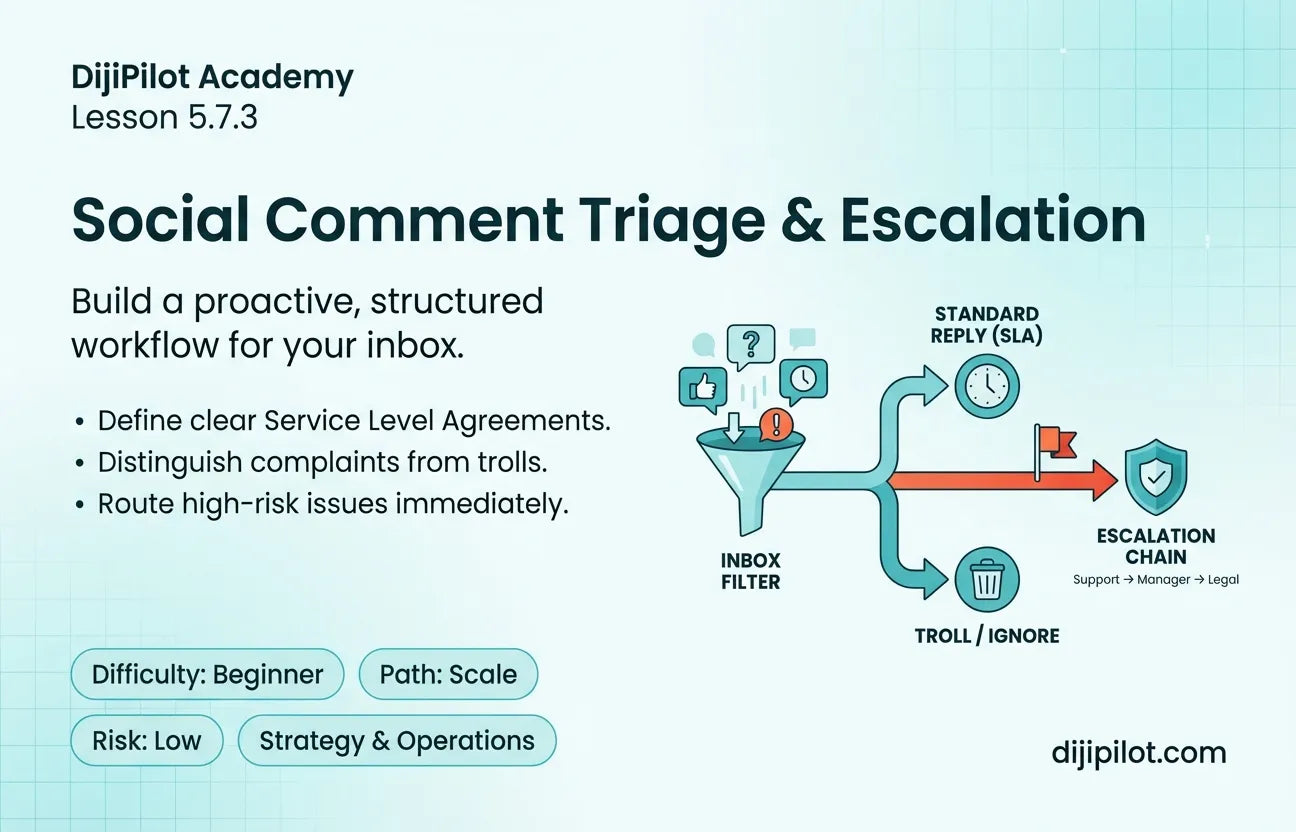 5.7.3 - Triaging & Escalating Social Comments (Difficulty: Beginner | Path: Scale)