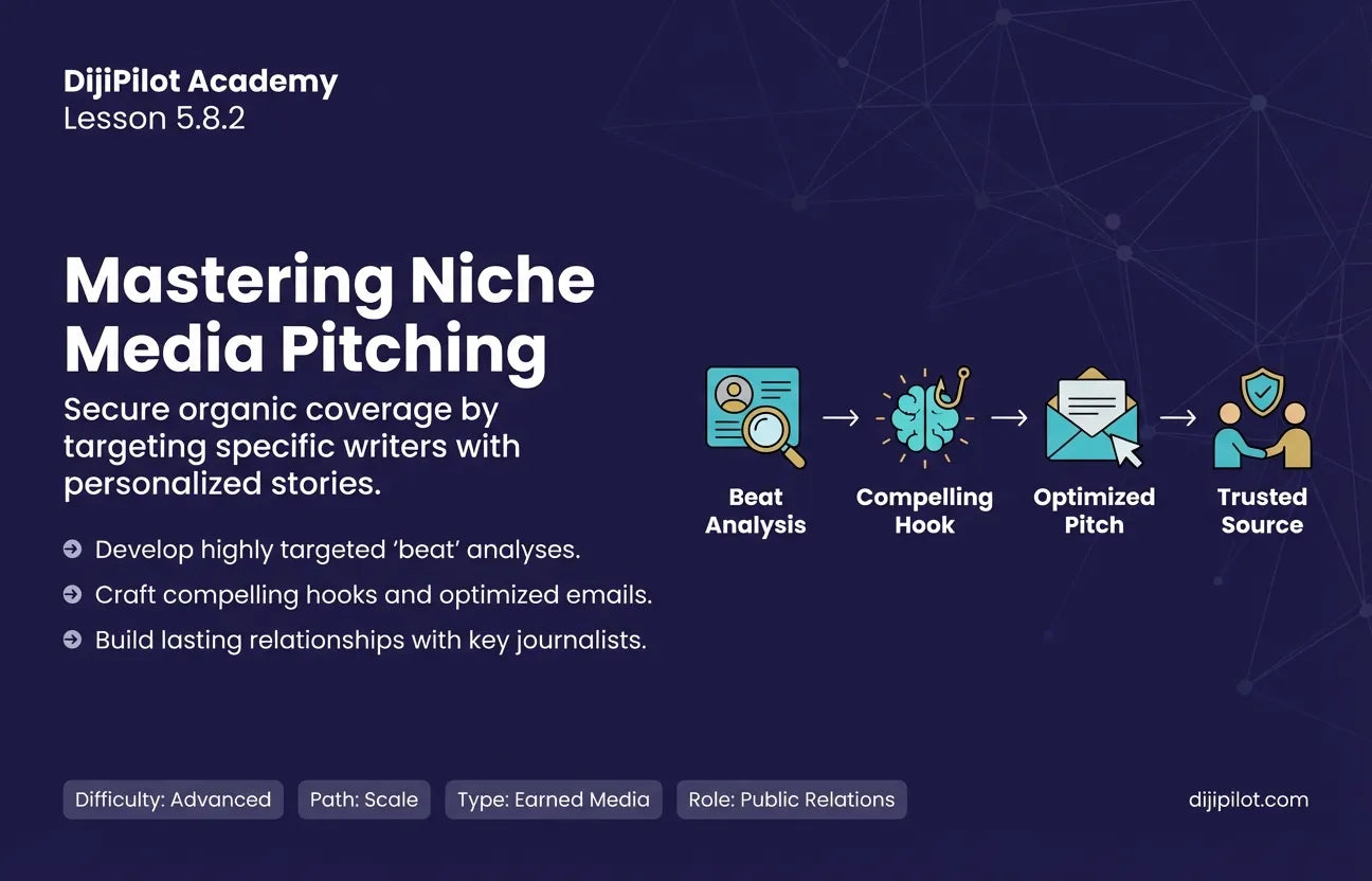 5.8.2 - Pitching to Niche Bloggers & Journalists (Difficulty: Advanced | Path: Scale)
