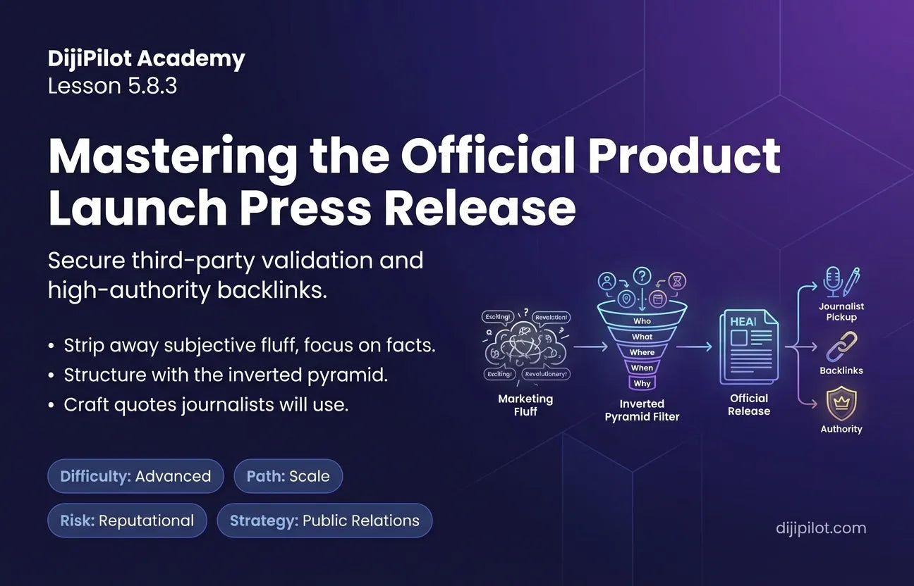 5.8.3 - Writing a Press Release for Product Launches (Difficulty: Advanced | Path: Scale)