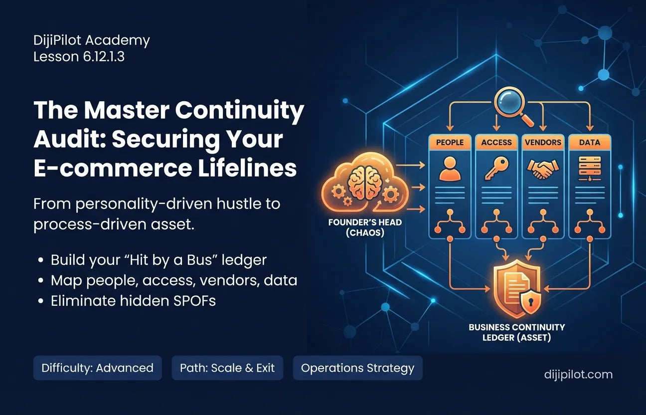 6.12.1.3 - Auditing E-commerce People, Access, Critical Vendors & Data (Difficulty: Advanced | Path: Scale)