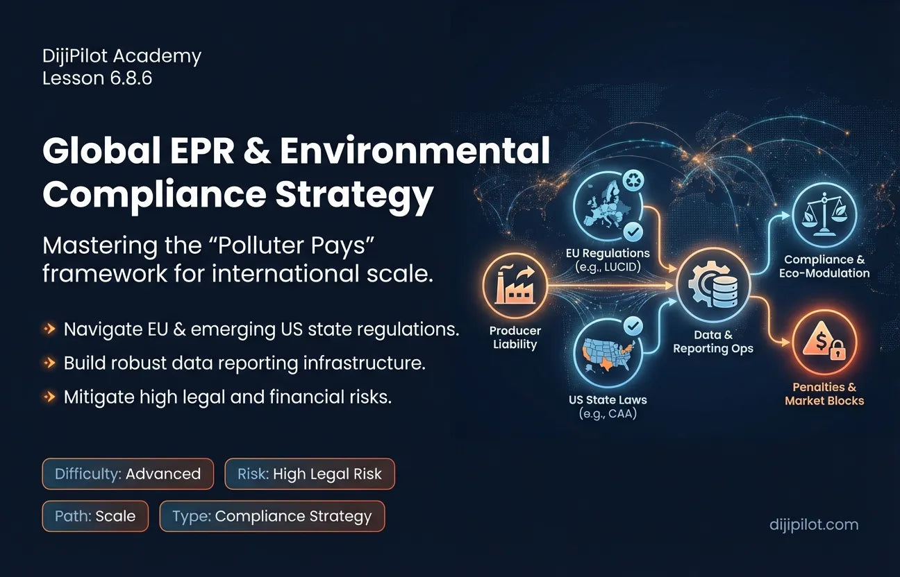 6.8.6 - EPR & Environmental Compliance (Packaging, WEEE, Batteries) (Difficulty: Advanced | Path: Scale)
