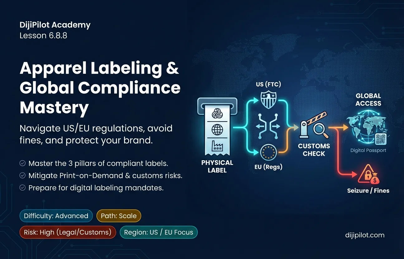 6.8.8 - Apparel/Textile Labeling by Region (US/EU basics) (Difficulty: Advanced | Path: Scale)