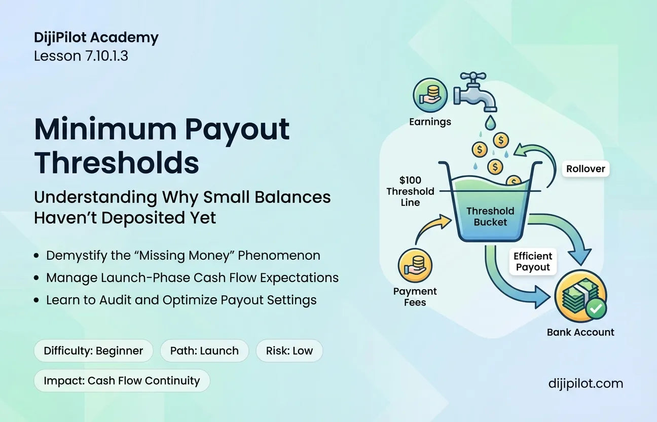 7.10.1.3 - Understanding Minimum Payout Thresholds (Difficulty: Beginner | Path: Launch)