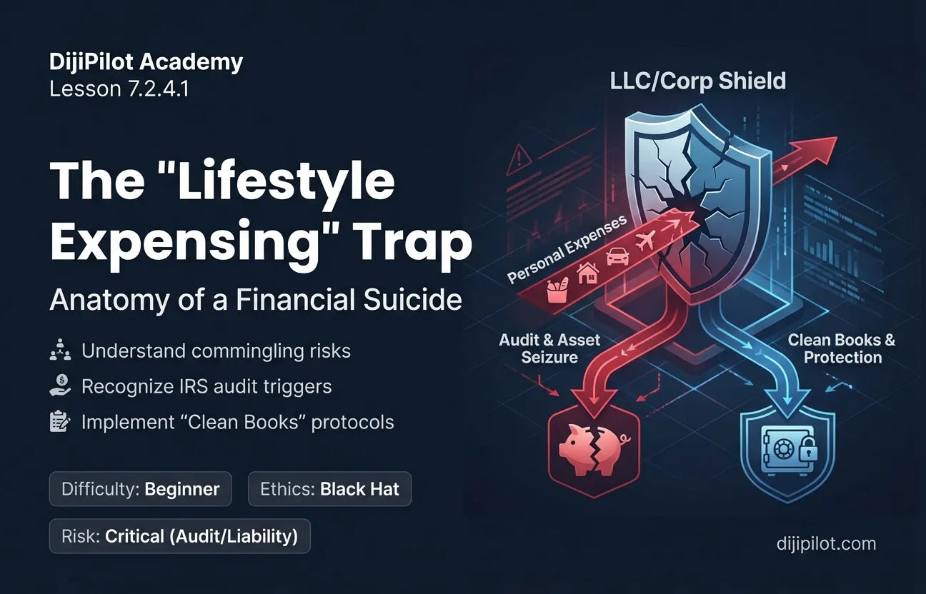 7.2.4.1 - "Lifestyle Expensing": Writing off personal groceries rent and vacations as "Office Supplies" (Difficulty: Beginner | Ethics: Black Hat | Path: Scale)