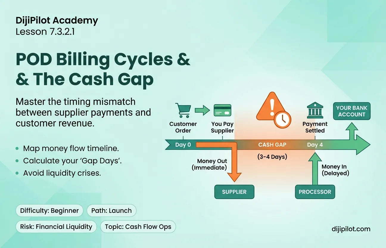 7.3.2.1 - How do POD Billing Cycles Affect Your Bank Account? (Difficulty: Beginner | Path: Launch)