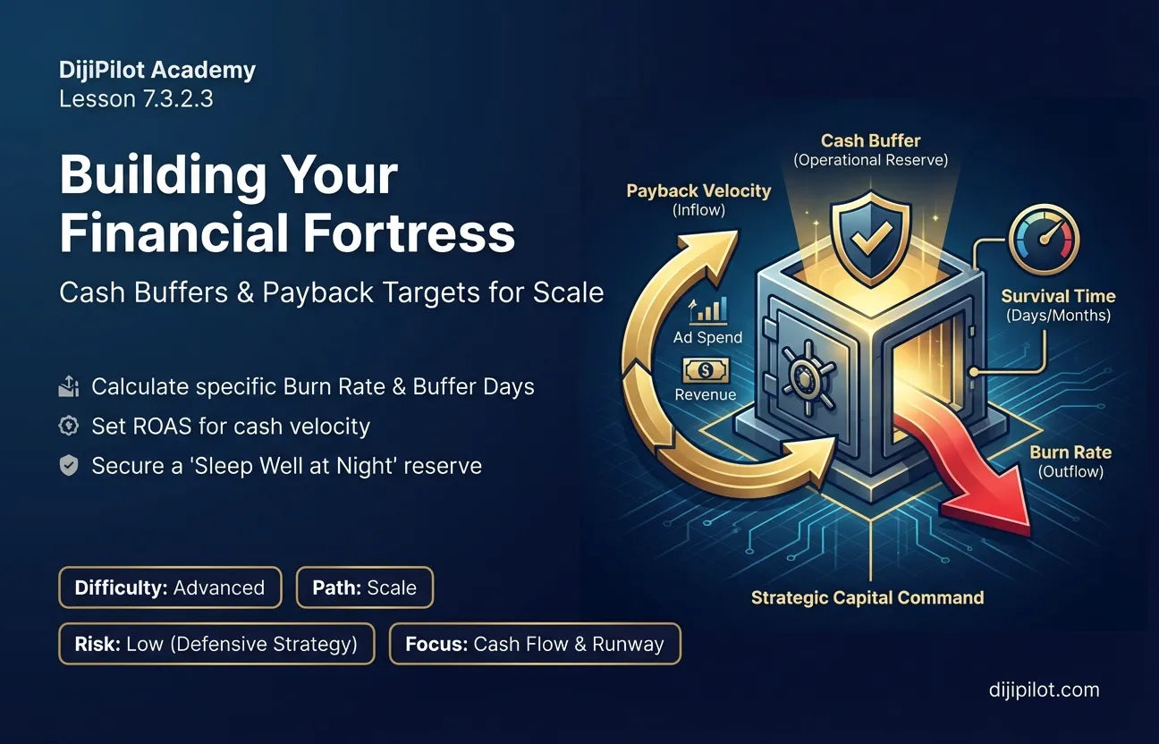 7.3.2.3 - How to Set a Cash Buffer & Payback Targets (Difficulty: Advanced | Path: Scale)
