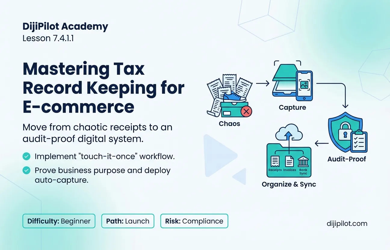 7.4.1.1 - How to Keep Records for Tax Time (Difficulty: Beginner | Path: Launch)