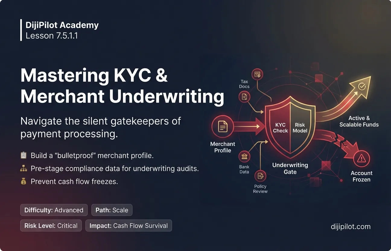 7.5.1.1 - Understanding Know Your Customer (KYC) & Underwriting for Merchant Accounts (Difficulty: Advanced | Path: Scale)