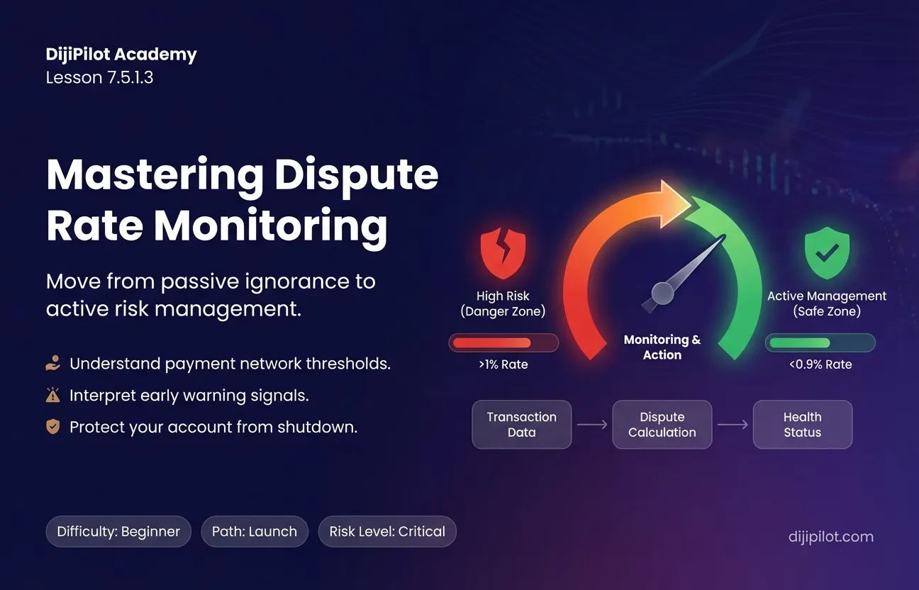 7.5.1.3 - How to Monitor Your Dispute Rate (Difficulty: Beginner | Path: Launch)