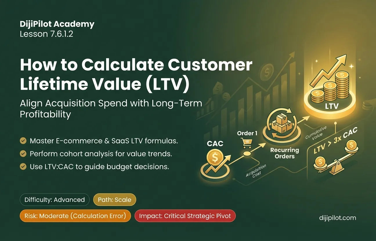 7.6.1.2 - How to Calculate Customer Lifetime Value (LTV) (Difficulty: Advanced | Path: Scale)