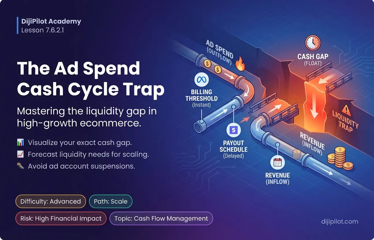 7.6.2.1 - How Does Ad Spend Affect Your Cash Cycle? (Difficulty: Advanced | Path: Scale)