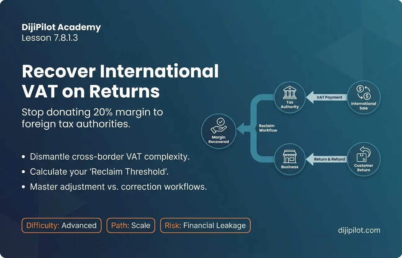 7.8.1.3 - Handling VAT Reclaims on International Returns & Refunds (Difficulty: Advanced | Path: Scale)