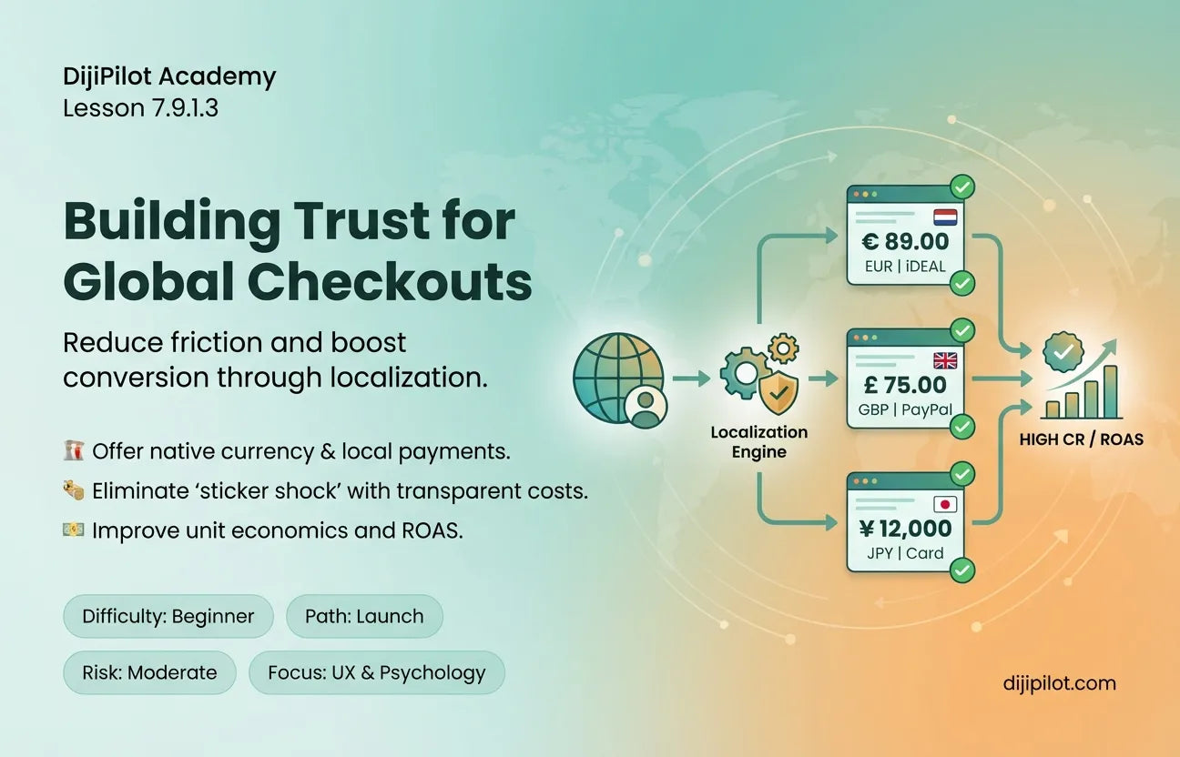 7.9.1.3 - Why This Matters: Building Trust & Reducing Checkout Friction for Global Customers (Difficulty: Beginner | Path: Launch)