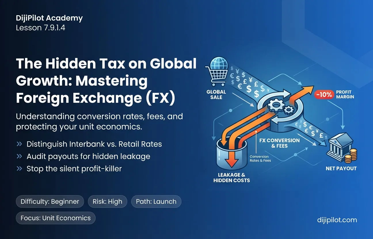 7.9.1.4 - The Risk: What is Foreign Exchange (FX)? (Understanding Conversion Rates & Fees) (Difficulty: Beginner | Path: Launch)