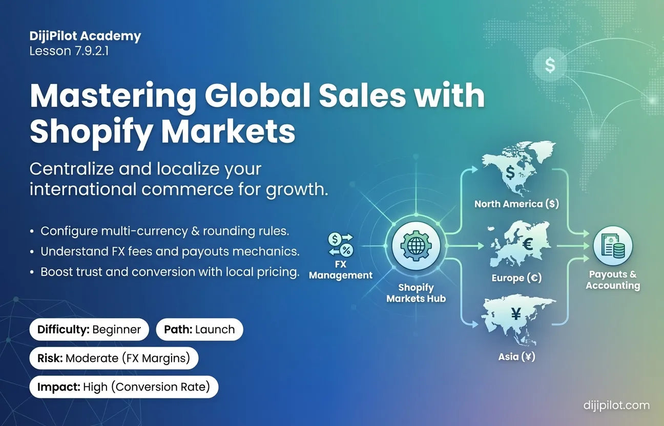 7.9.2.1 - Using Shopify Payments & Shopify Markets to Sell Globally (Difficulty: Beginner | Path: Launch)