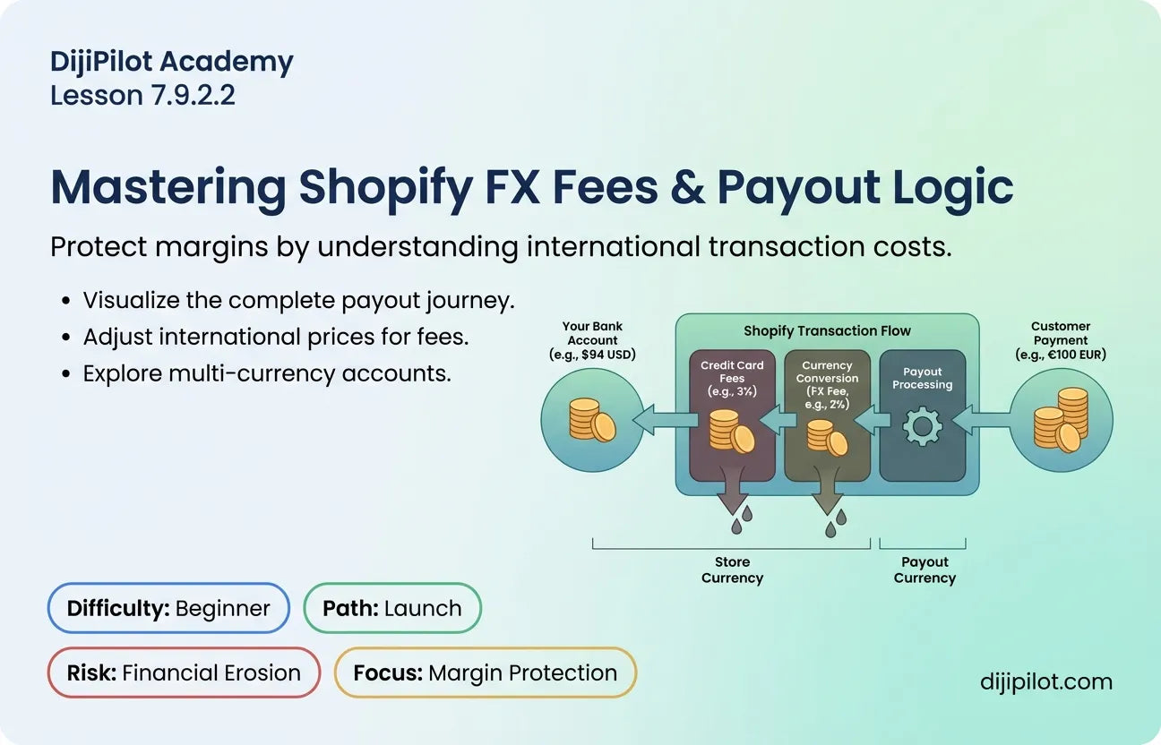 7.9.2.2 - How Shopify Calculates FX Fees & Manages Payouts (Difficulty: Beginner | Path: Launch)