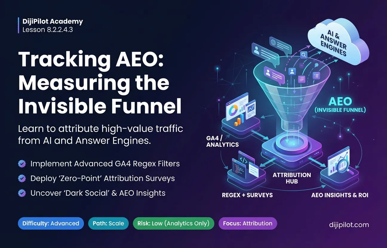 8.2.2.4.3 - Tracking AEO: How to Measure Traffic from "Referral" Sources vs. "Search" (Difficulty: Advanced | Path: Scale)