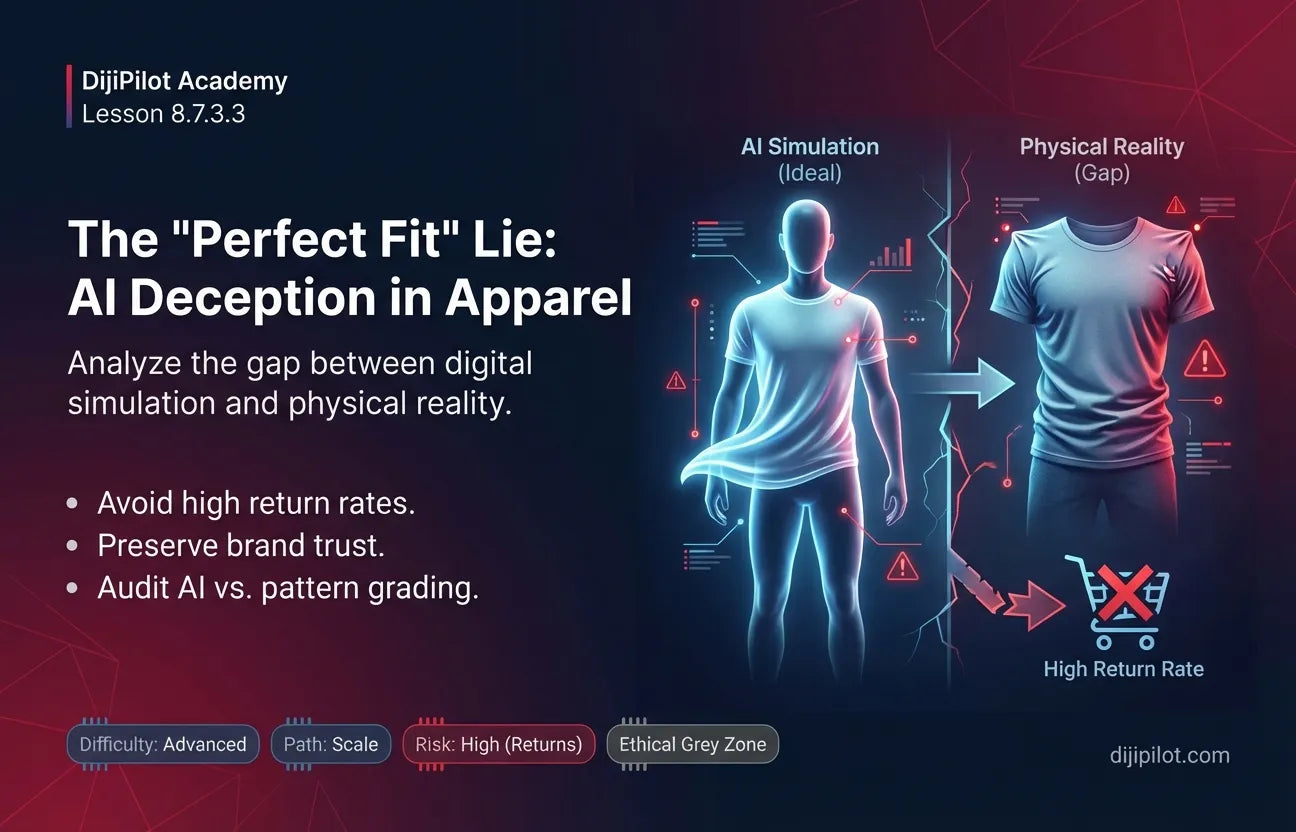 8.7.3.3 - The "Perfect Fit" Lie: Using AI to Fake Apparel Fit on Body Types Your Pattern Doesn't Match (Difficulty: Advanced | Path: Scale)
