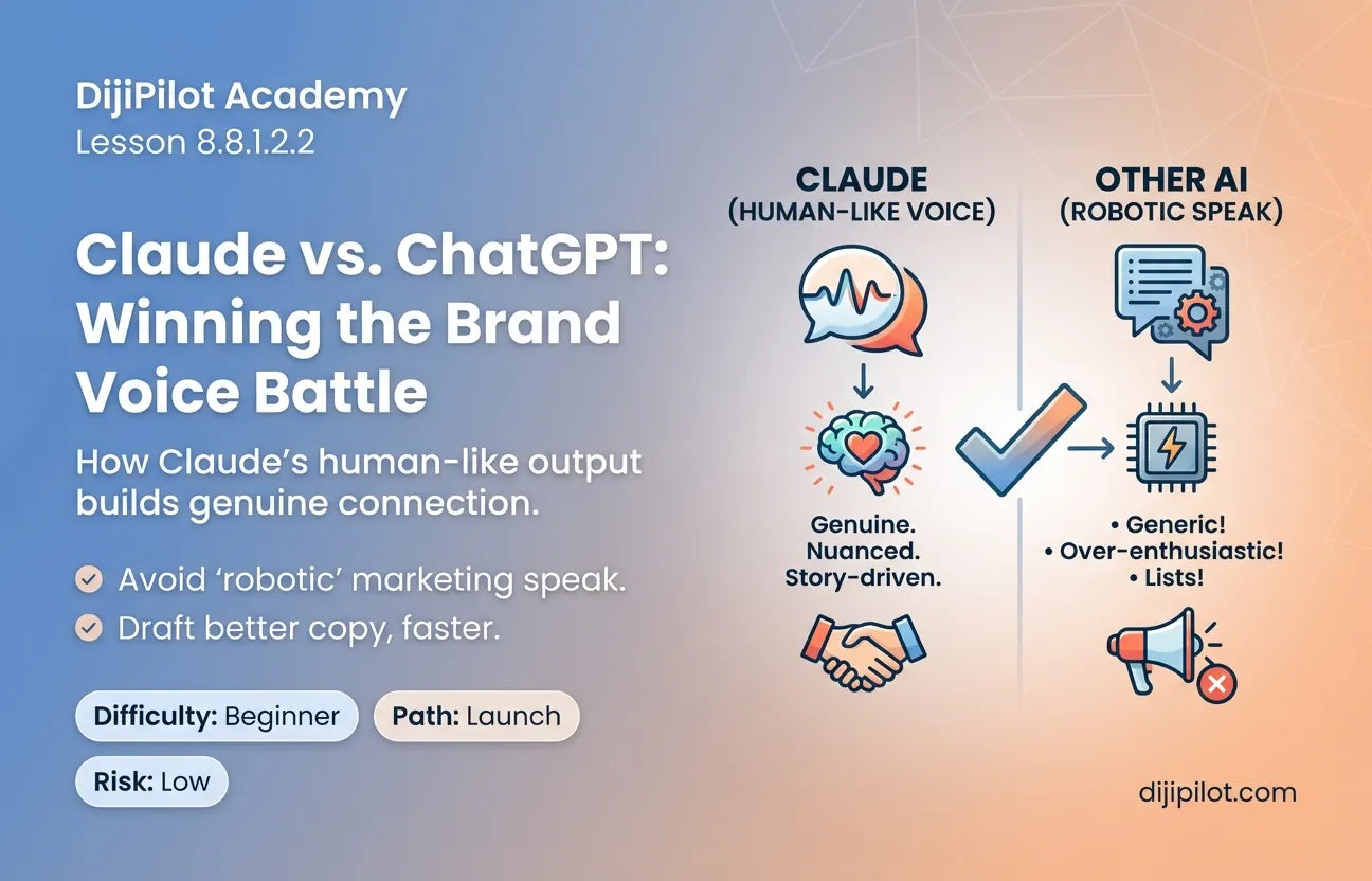 8.8.1.2.2 - Pros/Cons: Why Claude sounds more "Human" than ChatGPT (Difficulty: Beginner | Path: Launch)