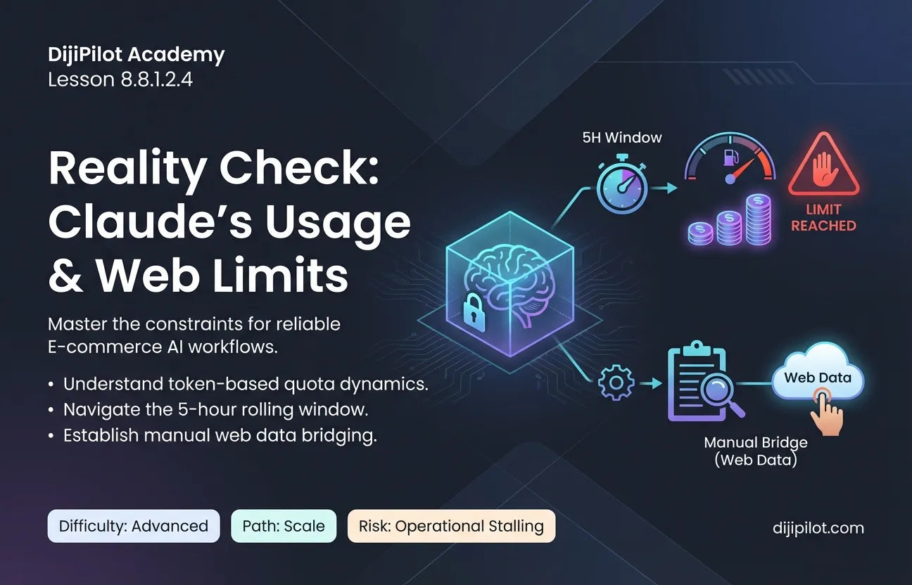 8.8.1.2.4 - Reality Check: Usage Limits & Lack of Web Browsing in Claude (Difficulty: Advanced | Path: Scale)