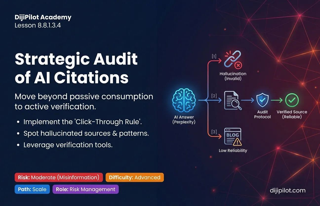 8.8.1.3.4 - Reality Check: Citation Errors & Source Reliability in Perplexity AI (Difficulty: Advanced | Path: Scale)