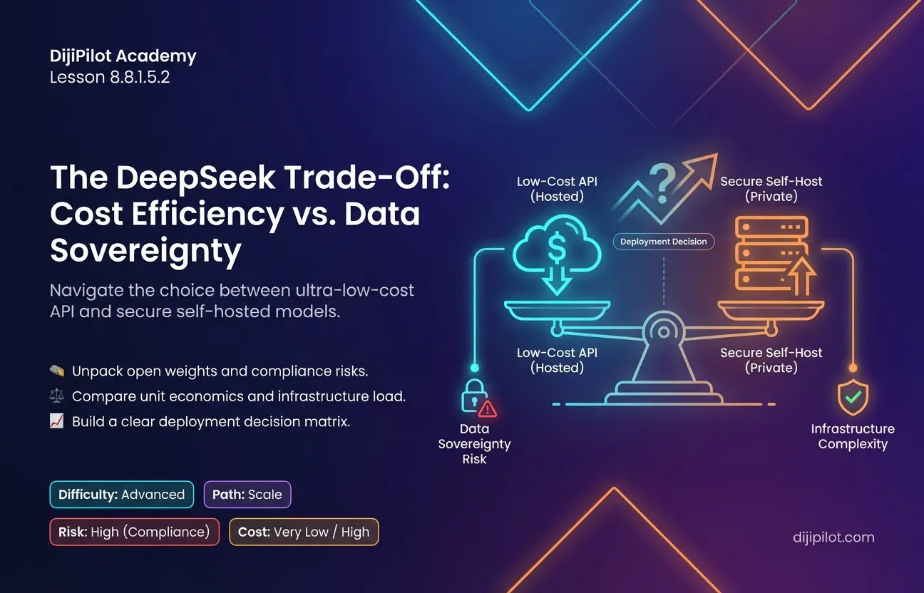 8.8.1.5.2 - Pros/Cons: Open Weights & Low Cost vs. Data Privacy Concerns in DeepSeek (Difficulty: Advanced | Path: Scale)
