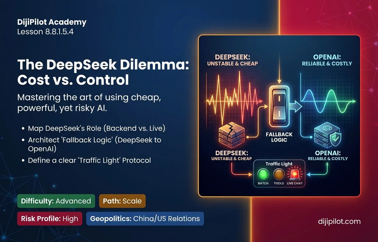 8.8.1.5.4 - Reality Check: Server Stability & Chinese Regulation Risks with DeepSeek (Difficulty: Advanced | Path: Scale)