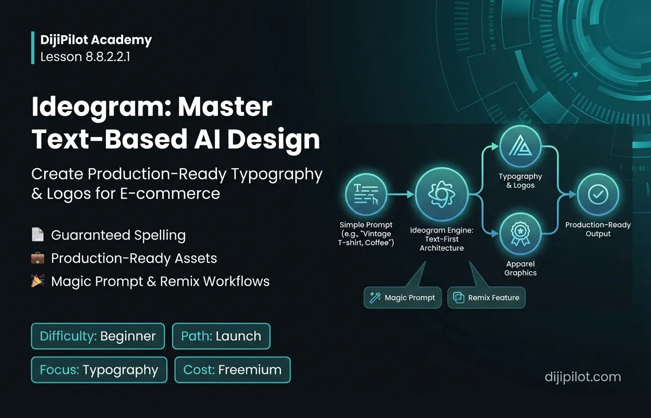 8.8.2.2.1 - Overview of Ideogram: Use Cases for Typography-Based Designs & Logos (Difficulty: Beginner | Path: Launch)