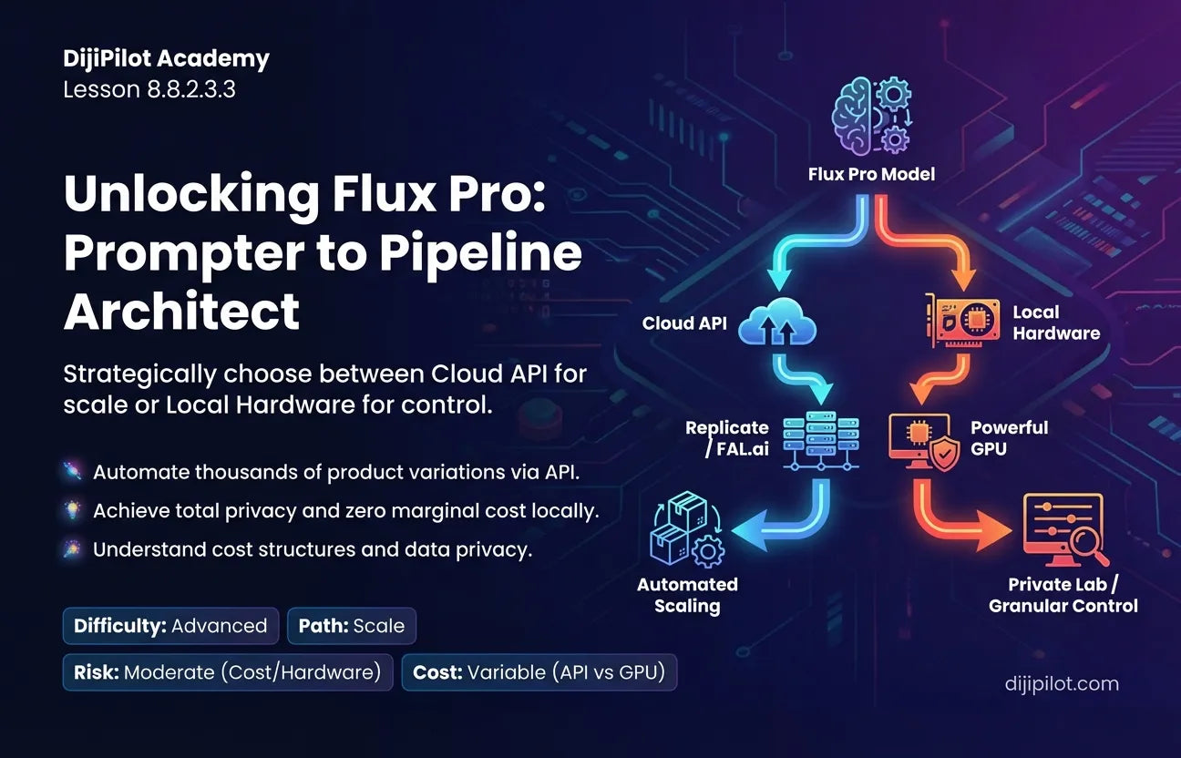 8.8.2.3.3 - How to Use Flux Pro: Running Locally or via Cloud APIs (Difficulty: Advanced | Path: Scale)