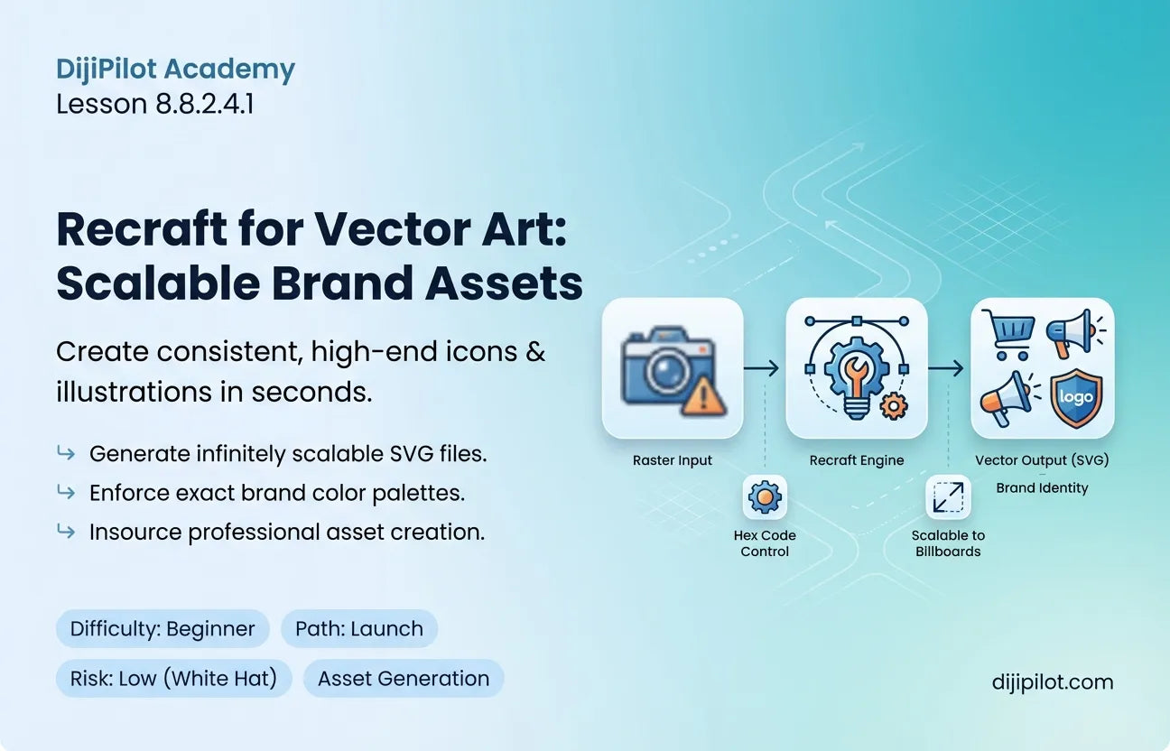 8.8.2.4.1 - Overview of Recraft: Use Cases for Vector Art & Brand Icons (Difficulty: Beginner | Path: Launch)