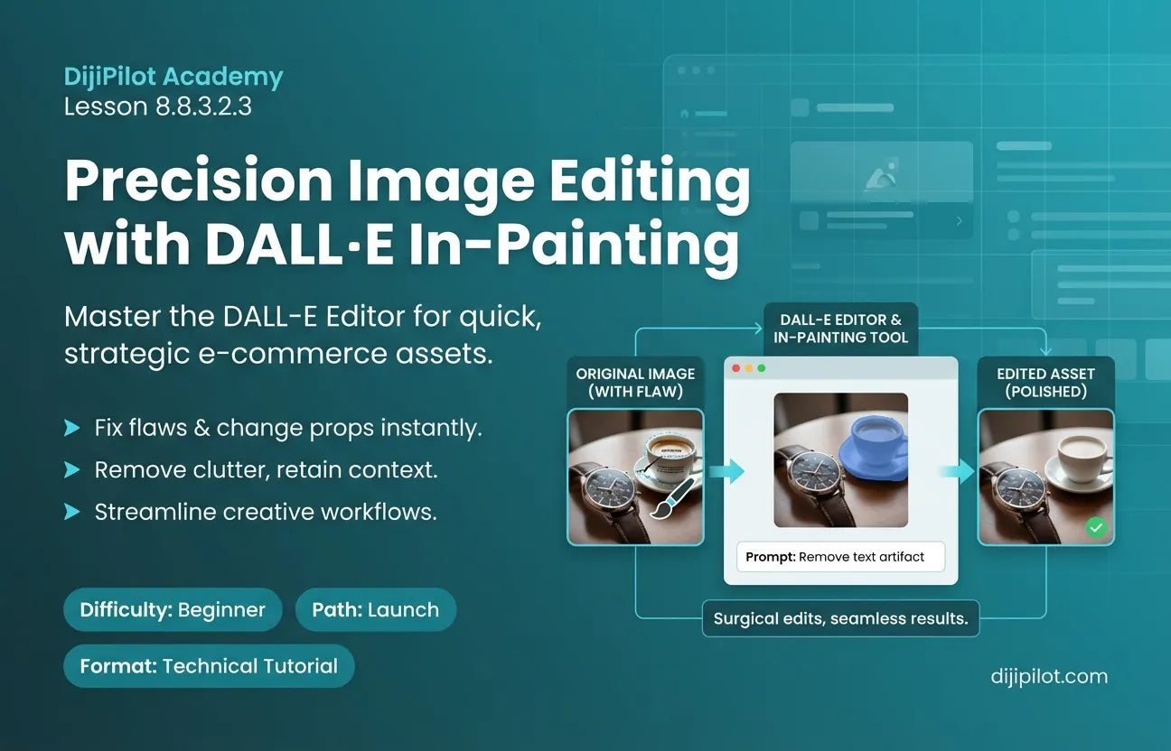 8.8.3.2.3 - How to Use DALL-E Editor: The In-Painting "Edit" Tool (Difficulty: Beginner | Path: Launch)