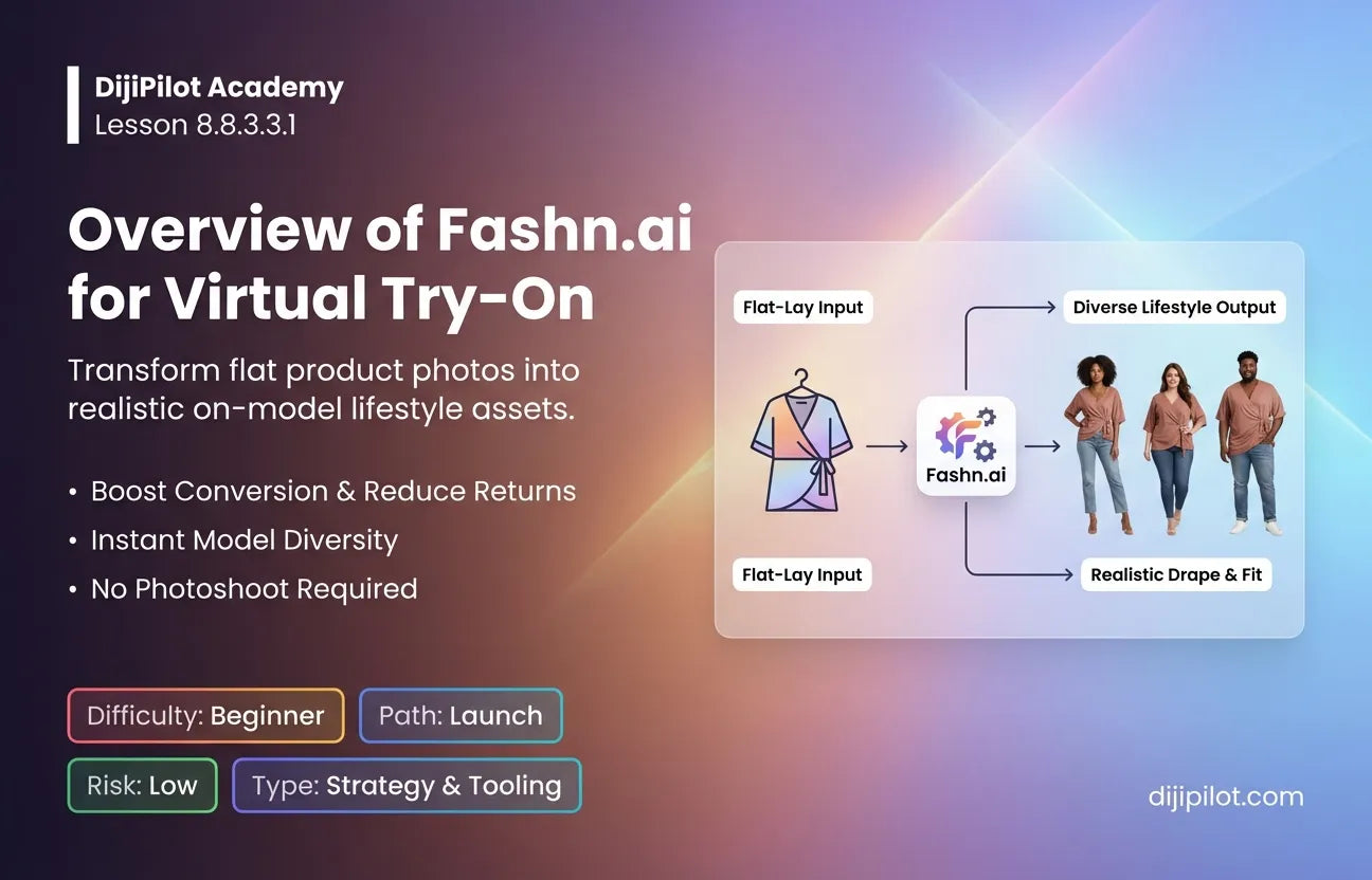 8.8.3.3.1 - Overview of Fashn.ai: Use Cases for Virtual Try-On (VTON) Visualization (Difficulty: Beginner | Path: Launch)