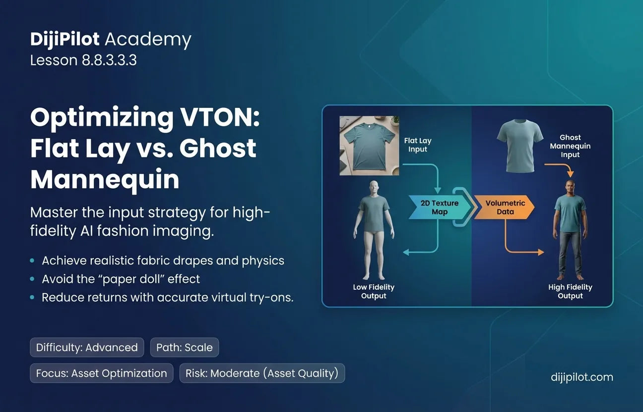 8.8.3.3.3 - How to Use Fashn.ai: Uploading Flat Lays vs. Ghost Mannequin Inputs (Difficulty: Advanced | Path: Scale)