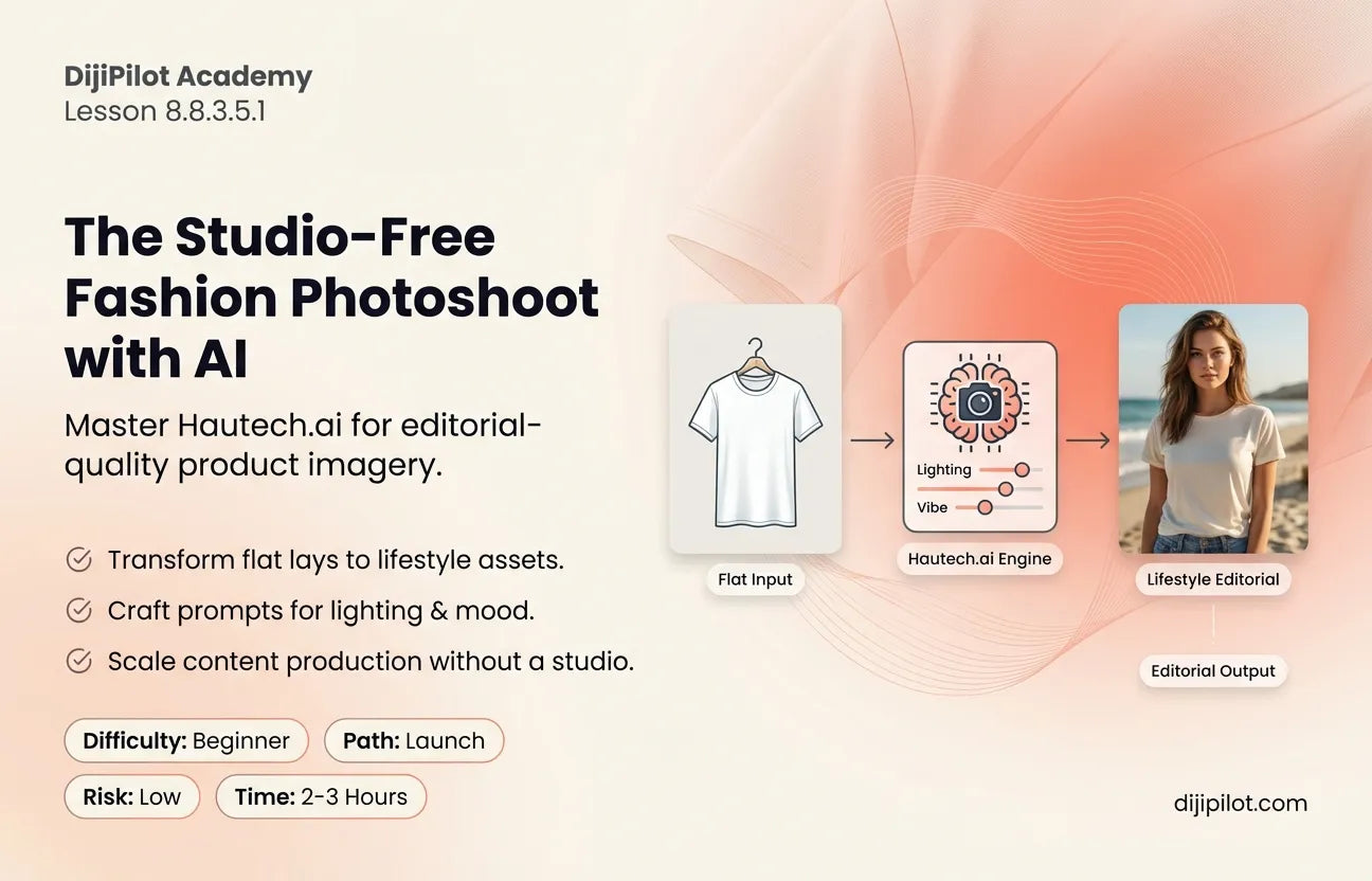 8.8.3.5.1 - Overview of Hautech.ai: Use Cases for Fashion-Specific Generative Shoots (Difficulty: Beginner | Path: Launch)