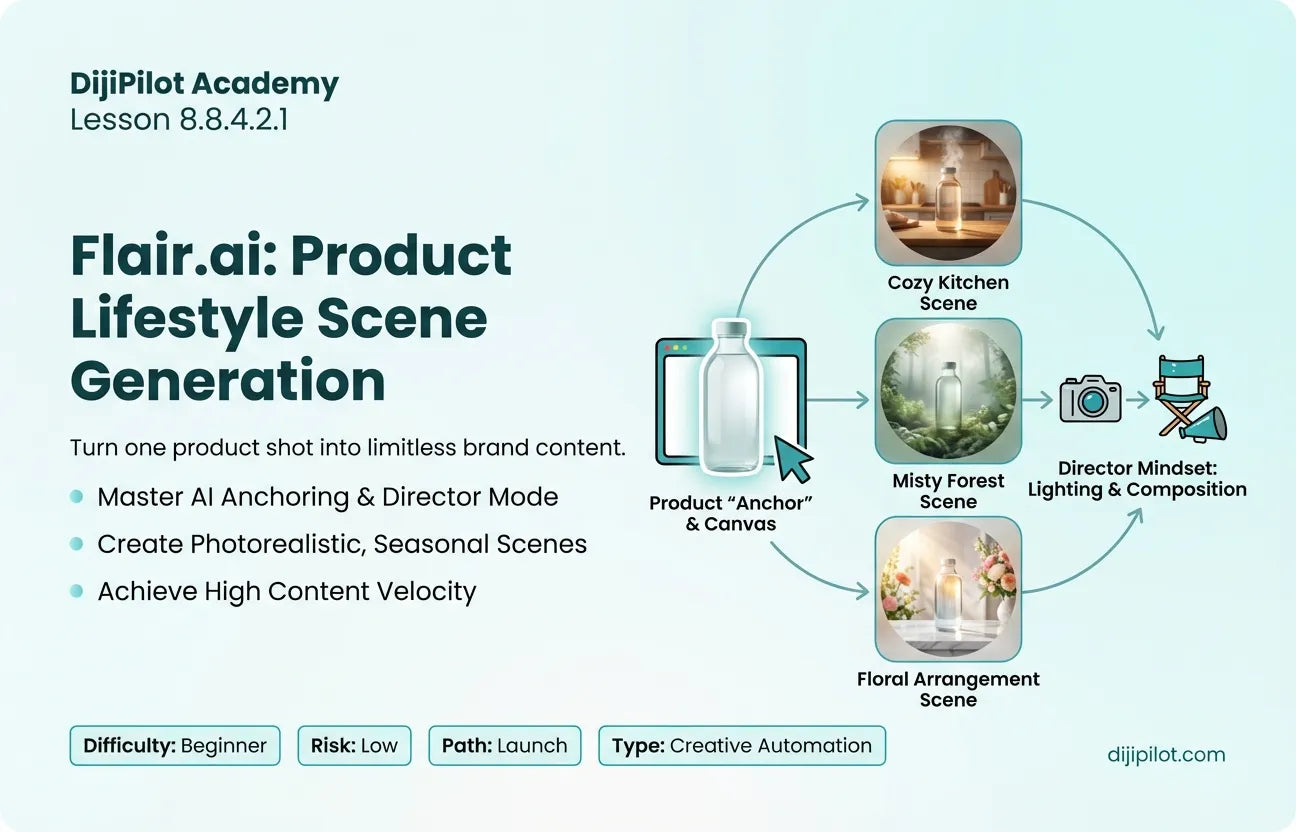 8.8.4.2.1 - Overview of Flair.ai: Use Cases for Product Lifestyle Scene Generation (Difficulty: Beginner | Path: Launch)