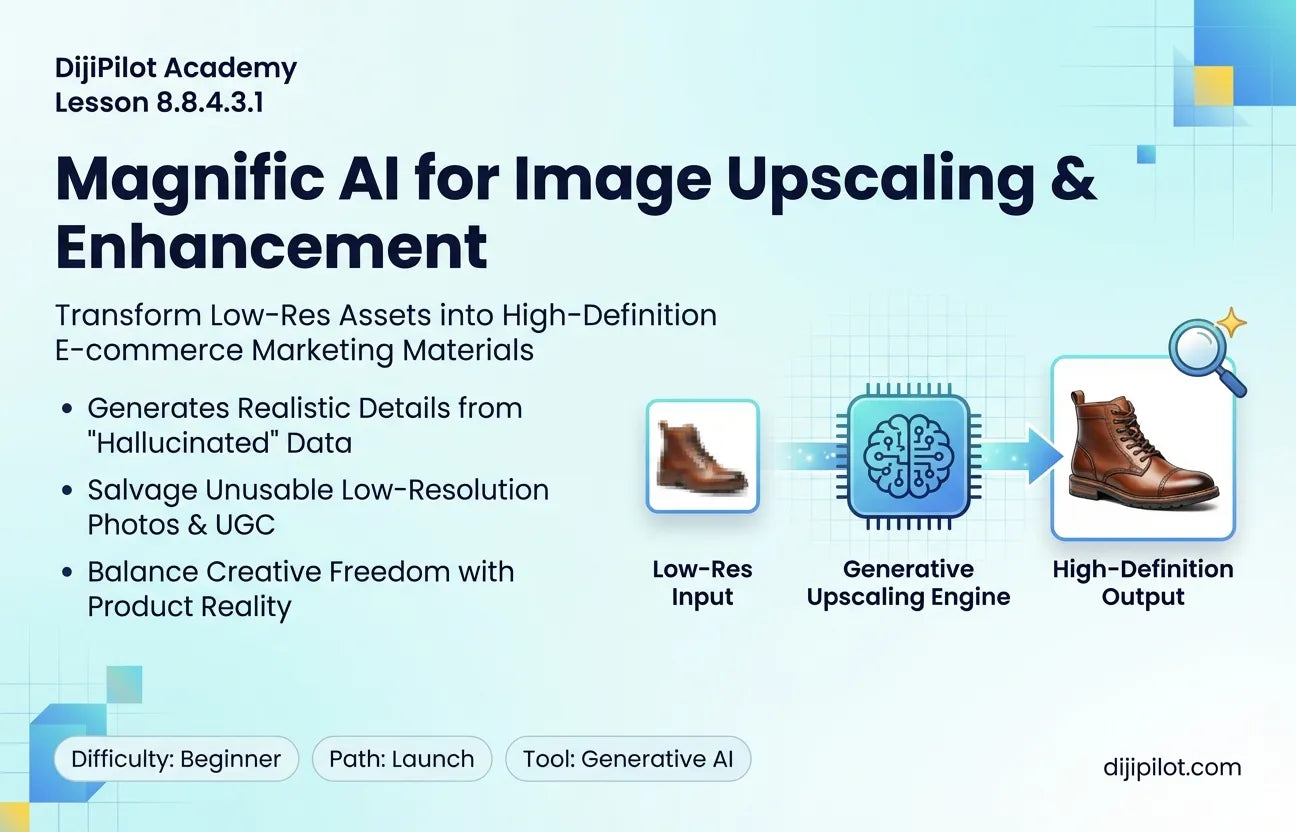 8.8.4.3.1 - Overview of Magnific AI: Use Cases for Image Upscaling & Enhancement (Difficulty: Beginner | Path: Launch)