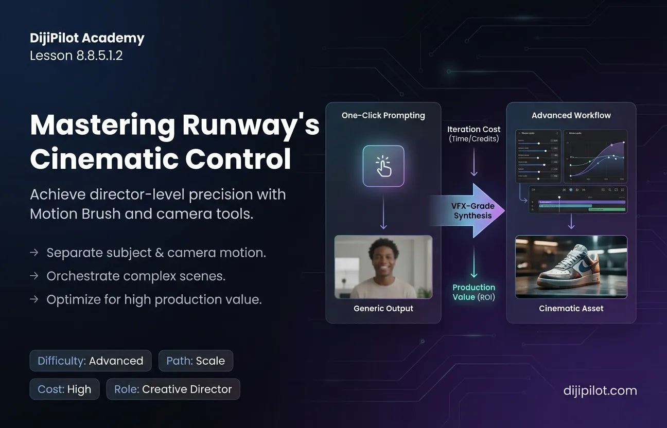 8.8.5.1.2 - Pros/Cons: Hollywood-Grade Control vs. Steep Learning Curve in Runway (Difficulty: Advanced | Path: Scale)