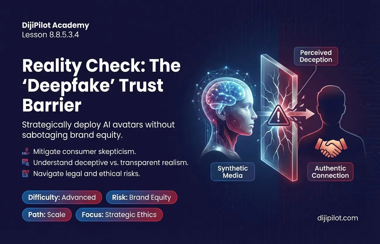 8.8.5.3.4 - Reality Check: The "Deepfake" Trust Barrier with HeyGen Avatars (Difficulty: Advanced | Path: Scale)