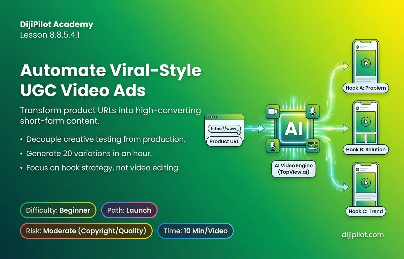 8.8.5.4.1 - Overview of TopView.ai: Use Cases for Viral-Style UGC Video Ads (Difficulty: Beginner | Path: Launch)