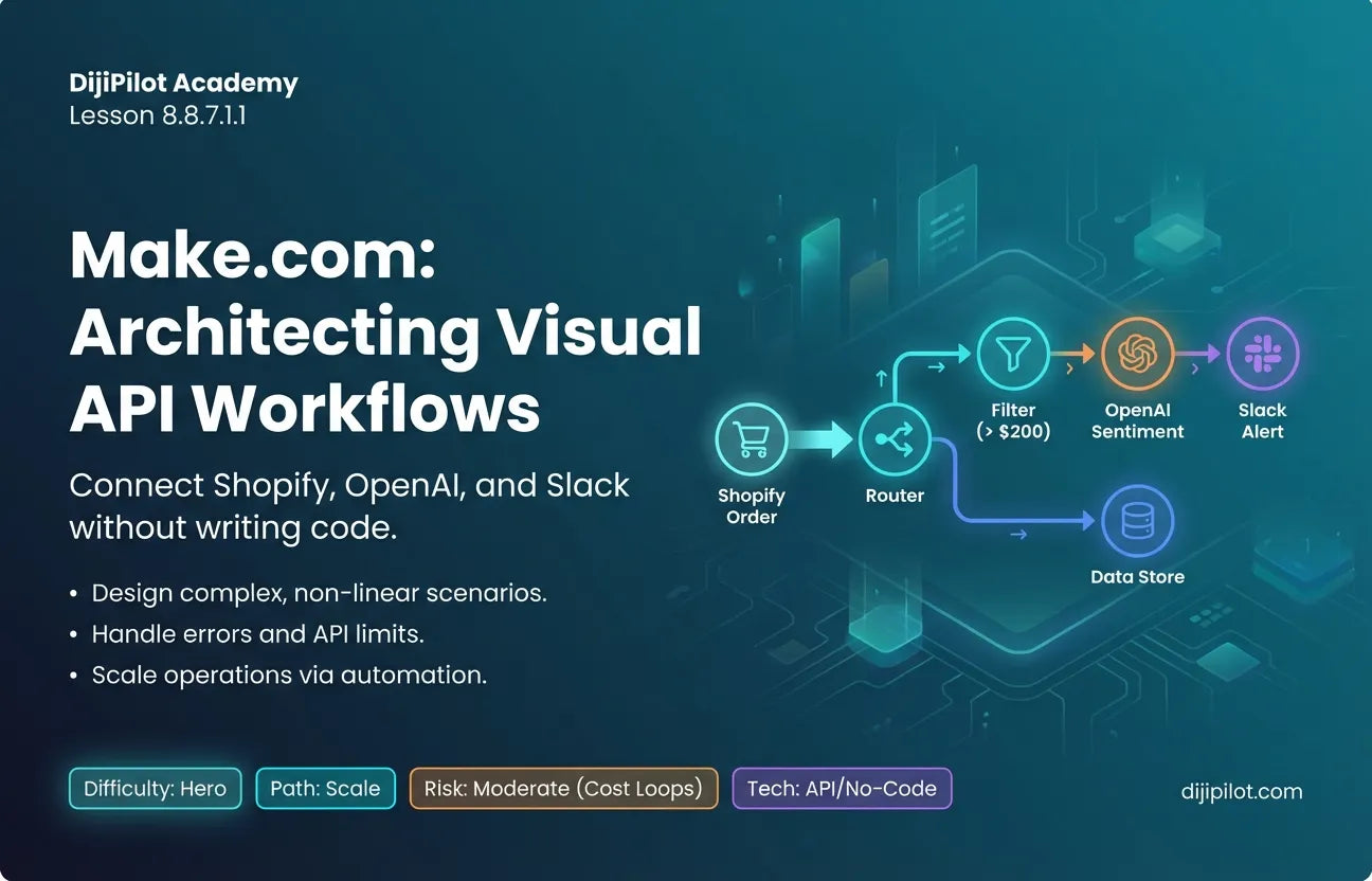 8.8.7.1.1 - Overview of Make.com: Use Cases for Visual API Workflows (Difficulty: Hero | Path: Scale)