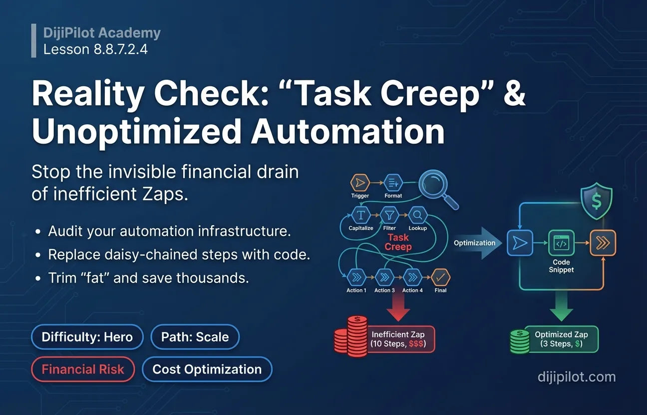 8.8.7.2.4 - Reality Check: "Task creep" on multi-step zaps pushing you into enterprise tiers on Zapier (Difficulty: Hero | Path: Scale)
