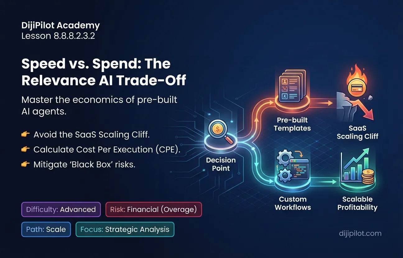 8.8.8.2.3.2 - Pros/Cons: Pre-built Templates vs. SaaS Scaling Costs for Relevance AI (Difficulty: Advanced | Path: Scale)